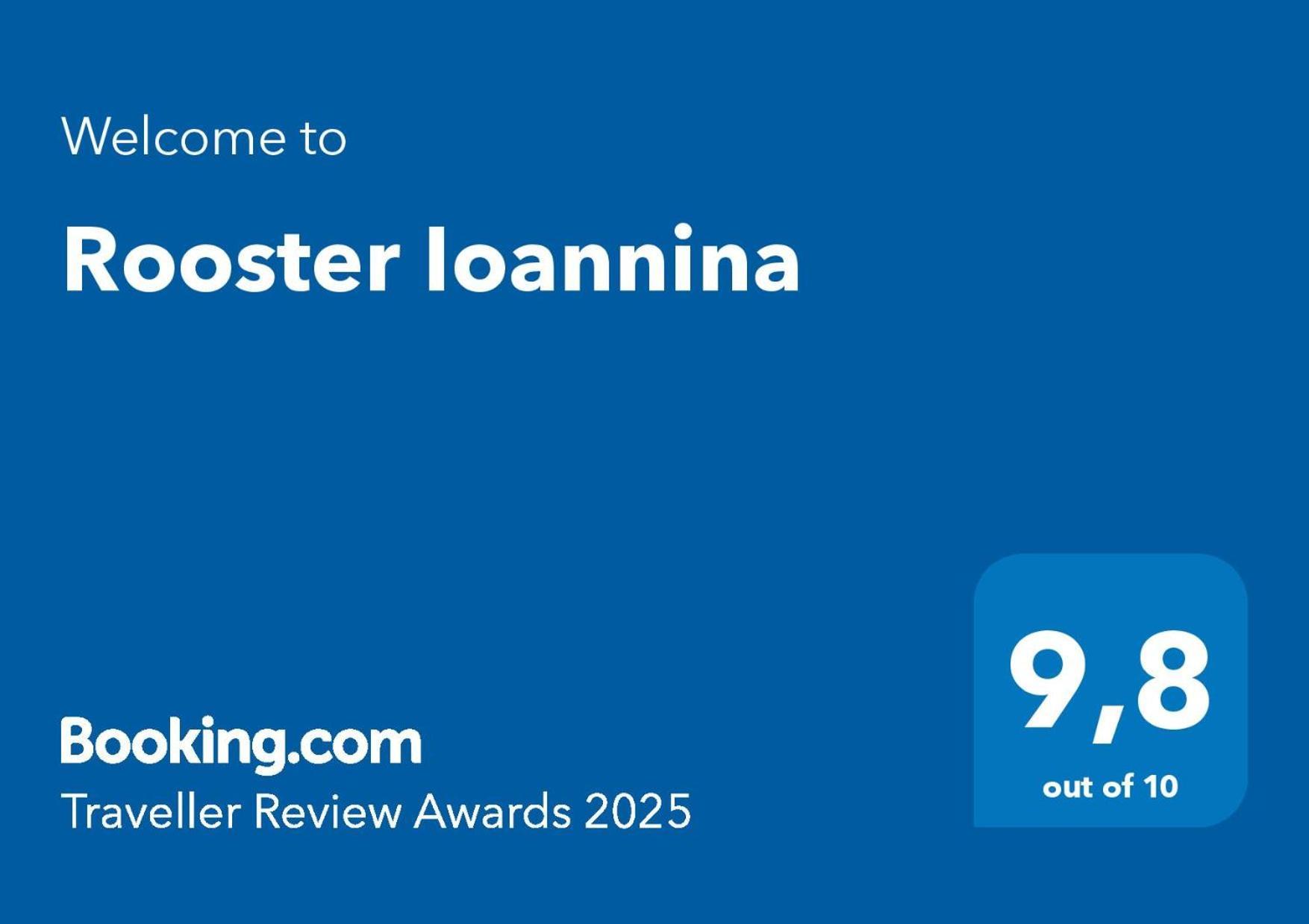 Rooster Ioannina Lägenhet Exteriör bild